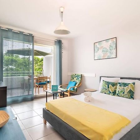 Flamboyant - Studio 2 Personnes Avec Lit De Qualite Hoteliere Separable Pour Couple Ou Amis Avec Tres Belle Terrasse A 12 Min A Pied Ou 4 Min En Voiture Du Lagon De L'Ermitage - St Gilles Les Bains La Saline Les Bains Zewnętrze zdjęcie